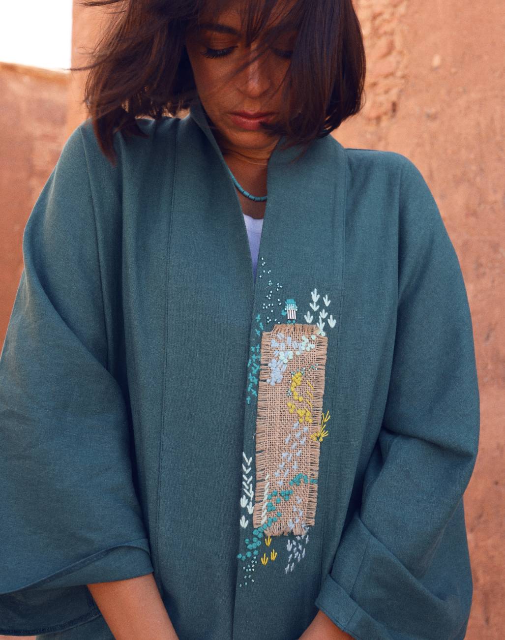 Daraa kimono Deep teal Daraa kimono Deep teal