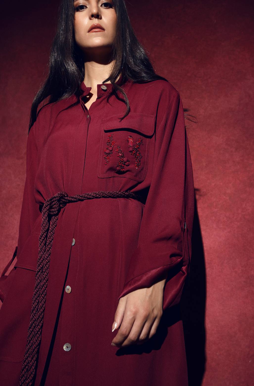 Sahara dress in burgundy 2 Sahara dress in burgundy 2